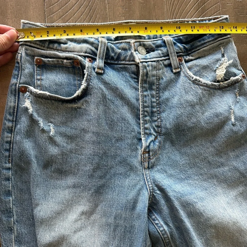 Abercrombie & Fitch Skinny High Rise Curve Love Distressed Jeans size 2 / 26​​ - Picture 9 of 12